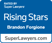 Rated by Super Lawyers Rising Stars Brandon Forgione SuperLawyers.com